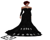 Concho Gown, Black