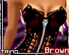 [T] Flamenco Dress Brown