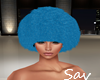 Fur Hat-Cobalt Blue