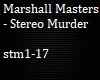 Marshall Masters-Stereo
