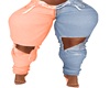 Peach and Blue Jeans