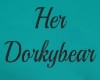 Her Dorkybear