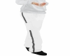 bas jog blanc