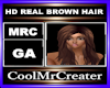 HD REAL BROWN HAIR