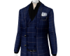 Navy Plaid Suit V2