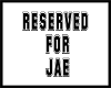 Reserved for Jae