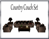 (TSH)COUNTRY COUCH SET