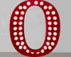 Anim Red Letter O Sign