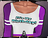 ! Purple Birthday Shirt