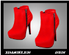 ANKLE BOOTS RED
