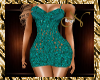Mini Teal BM Dress
