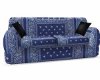 *BRH*Blue Flag Sofa