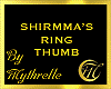 SHIRMMA'S RING THUMB