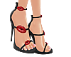 Seppe Red Crystal Heels