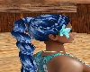 Twisted Blue Ponytail