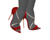 •Red & Gold Heels