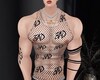 SEXY NET TOP  TATTOO