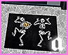 Dancing Skeleton Mat