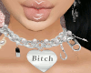B*tch Charm Necklace