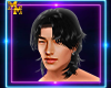 ⓂBlack Wolf-Cut Hair