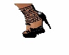 blk leather heels