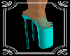 Sexy blue dj heels