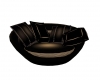 bronze/blk round sofa