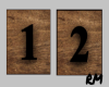Number Filler Wood Board
