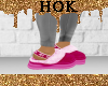Pink Strap Ugg Slides