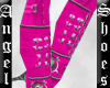 f evil boots pink