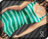 !SL l Teal Cinch Dress