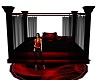 Red N Blk Poseless Bed