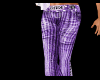 Purple Pinstripped Jeans