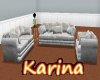 -K- Couch Set in White