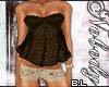 BL| Lace Top in Brown