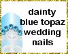 [WR] blue topaz nails