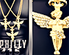 Pғ|Tri |Angels Necklace