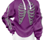 F. Purple Skeleton Sweat