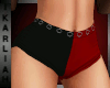 Blk Red Thicc Shorts