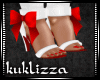 (KUK)white bow heels
