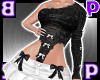 Lace Coquette Set/Black