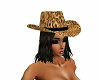 cowboy hat/black hair