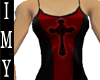 |Imy| Red Crucifix Dress