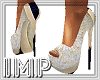 {IMP}White Gold Pumps
