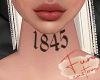 FUN 1845 neck tattoo
