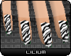 L* Zebra Nails