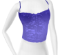D+B Blue Petite Lace top