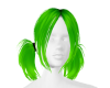 acid green pigtails