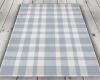 BLUE PLAID RUG