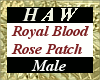 Royal Blood Rose Patch M